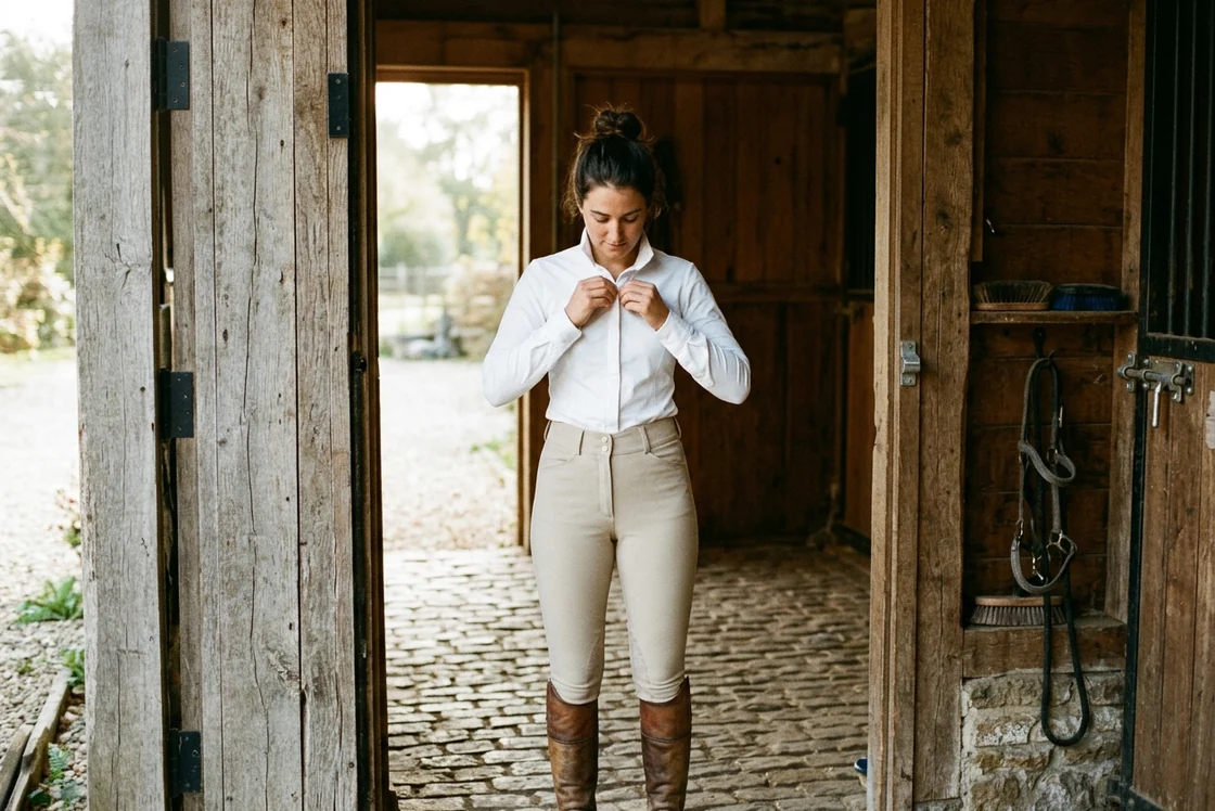 Camisa de concurso blanca