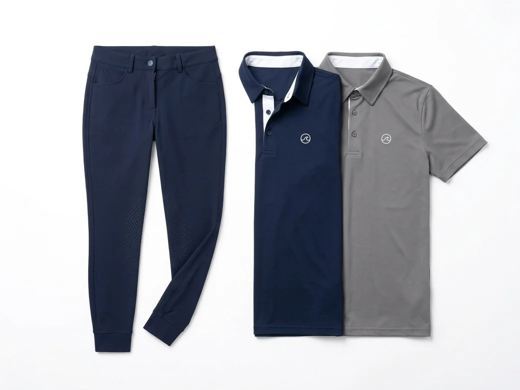 Modelos de catálogo de ropa de equitación