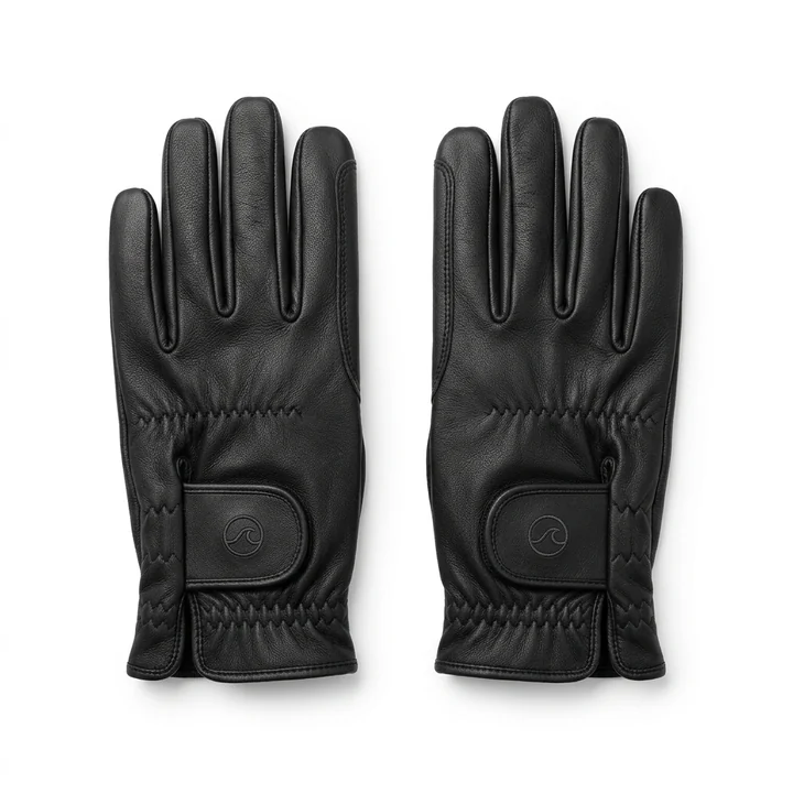 RE-AC-01 · Guantes de piel, foto de catálogo sobre fondo blanco