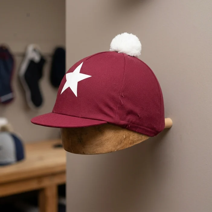 Funda de casco con visera y borla