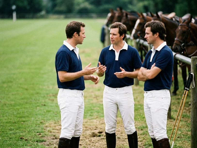 Polo de equipo de polo