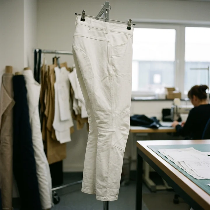 Pantalón de polo con la rodilla y la cintura trasera patronadas para montar